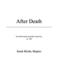 after death SATB choral sheet music cover